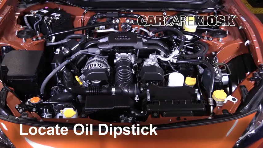 2017 Toyota 86 2.0L 4 Cyl. Coupe (2 Door) Oil Check Oil Level